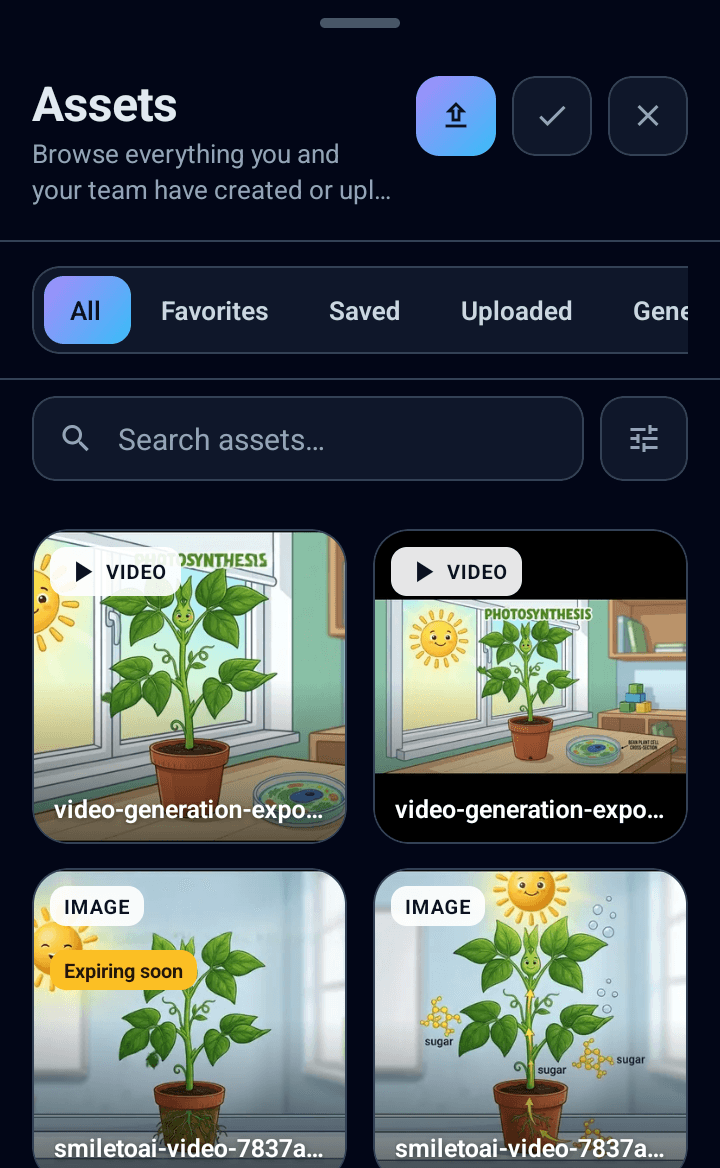 SmileToAI app: a finished result