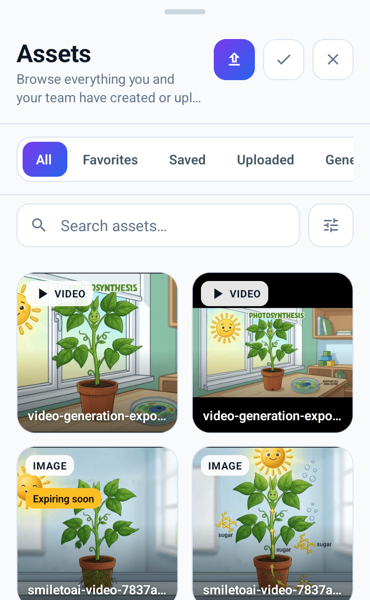 SmileToAI app: a finished result